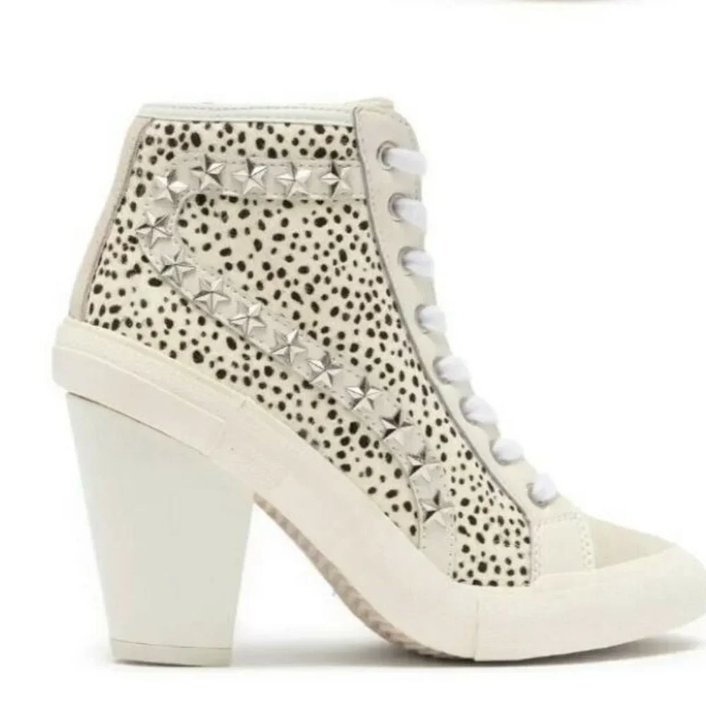 VINTAGE HAVANA Wild Chita Remiee Studded Snakeskin Embossed Leather Bootie- - Picture 2 of 7